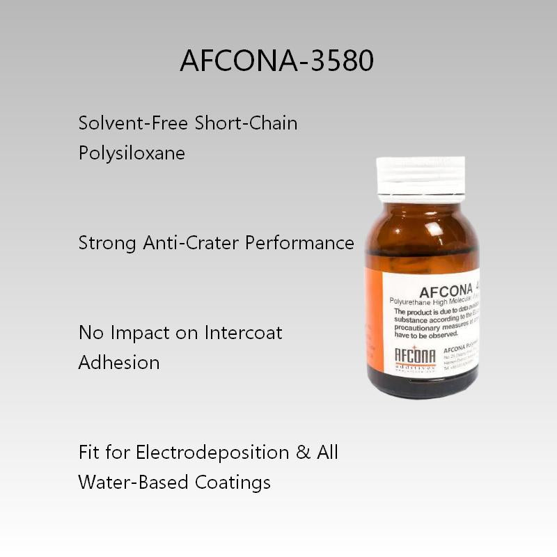 AFCONA-3580 Short-Chain Polysiloxane Leveling Agent | Anti-Crater | Intercoat Adhesion Friendly | Electrodeposition Coatings