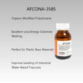 AFCONA-3585 Organo-Modified Polysiloxane Leveling Agent | Low Surface Tension | Plastic Substrates | Water-Based Industrial Coatings