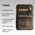 Cabot EMPEROR 1800 Carbon Black E1800, Cabot E1800 high blackness blue phase