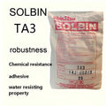 SOLBIN TA3 The sample of ternary chlorinated vinyl acetate resin SOLBIN TA3 starts from 500 grams. Larger orders enjoy better prices. Resistant to chemicals