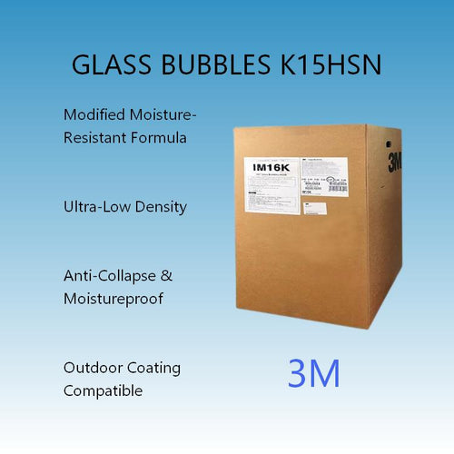 3M Glass Bubbles K15HSN Moisture-Resistant Low-Density Hollow Glass Microspheres for Architectural Coatings & Floating Materials