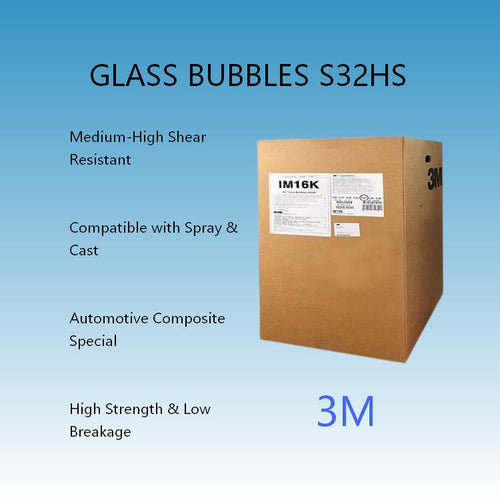 3M Glass Bubbles S32HS High-Strength Hollow Glass Microspheres for Automotive Composites, Spraying & Casting