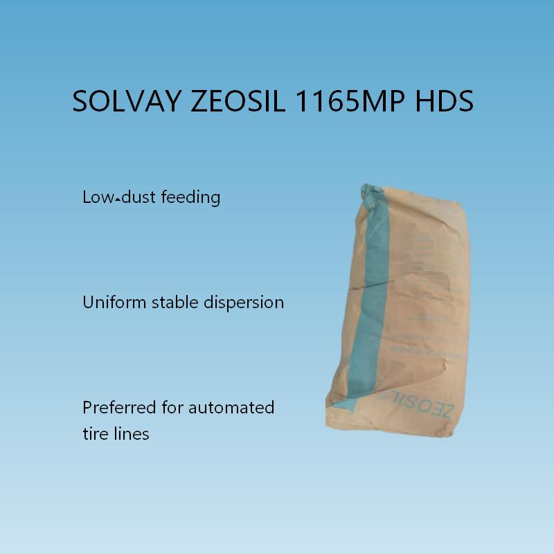 Solvay ZEOSIL 1165 MP HDS (CAS 112926-00-8) High-Dispersion Precipitated Silica - Low-Dust Beads for Automated Tire Production